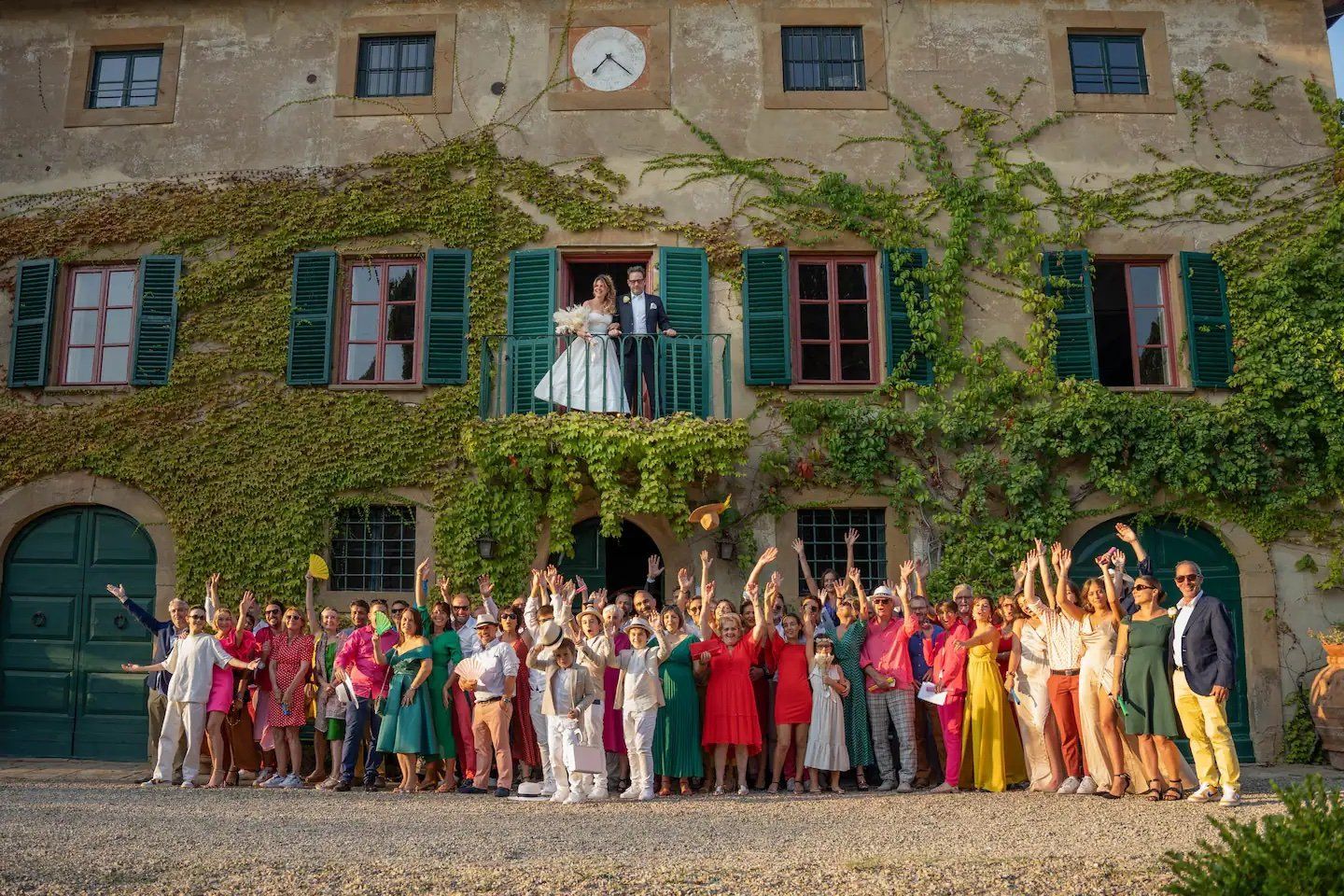 Claire & Zachary wedding at Villa Pozzolo, Tuscany