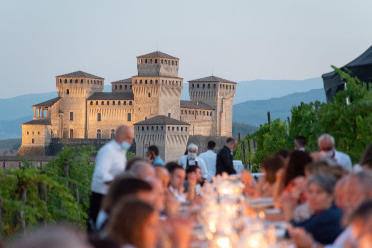 Giovanna & Marzio event at Castello di Torrechiara, Parma
