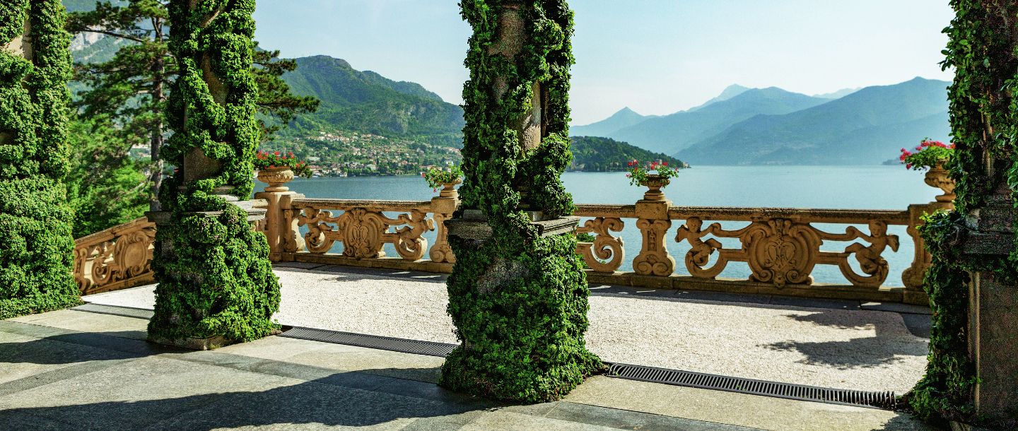 Lake Como wedding destination with elegant villa and alpine scenery